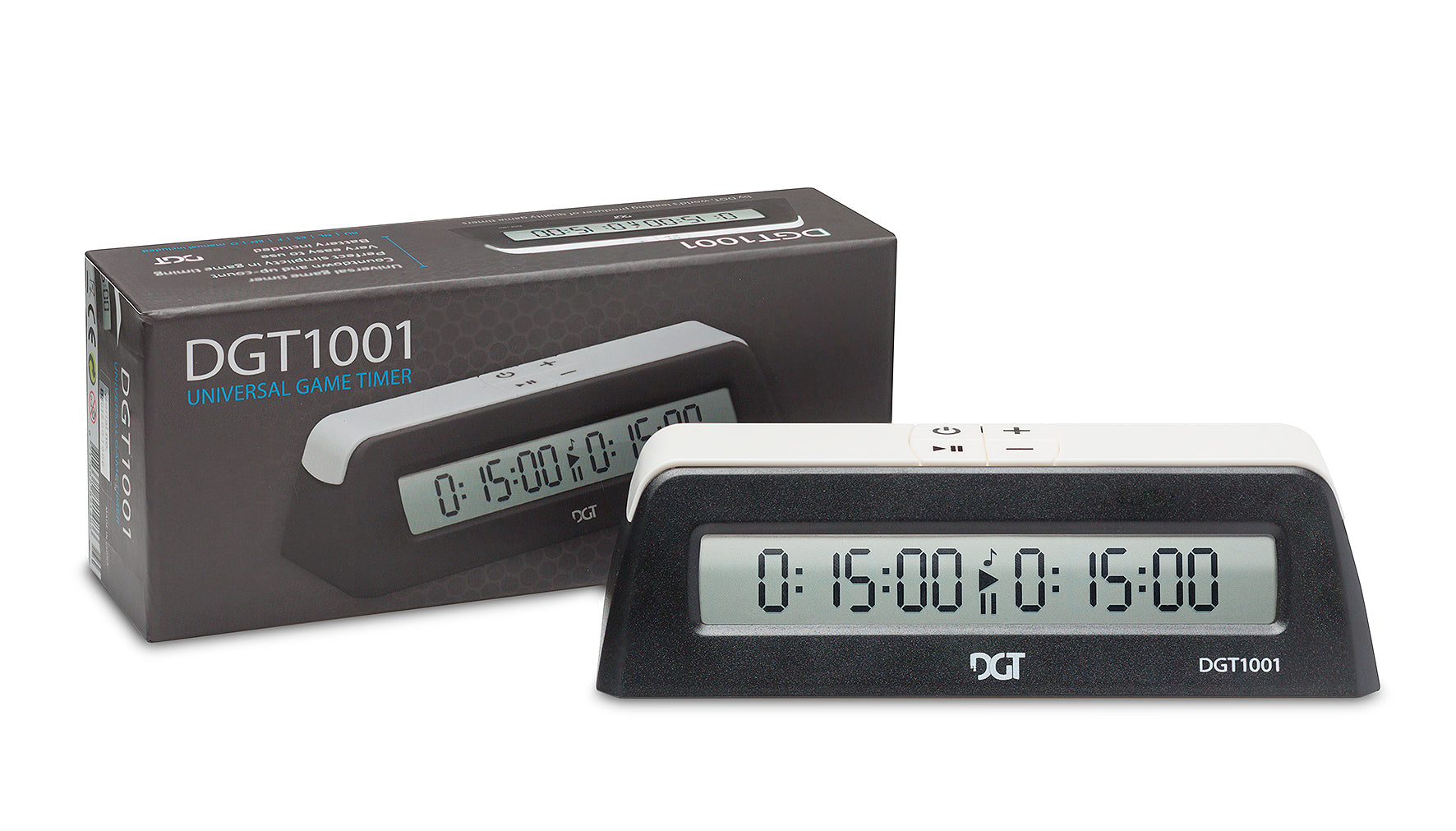 Pack of 10 DGT 1001 Chess Clocks – Black