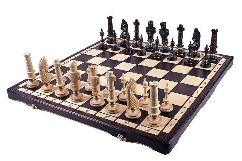 Royal De Lux Chess Set 25.6 in with Insert Tray (5.1 inch King)