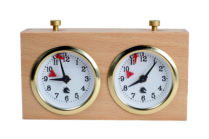 Wooden BHB Chess Clock – Light Natural Finish (Without Stand)