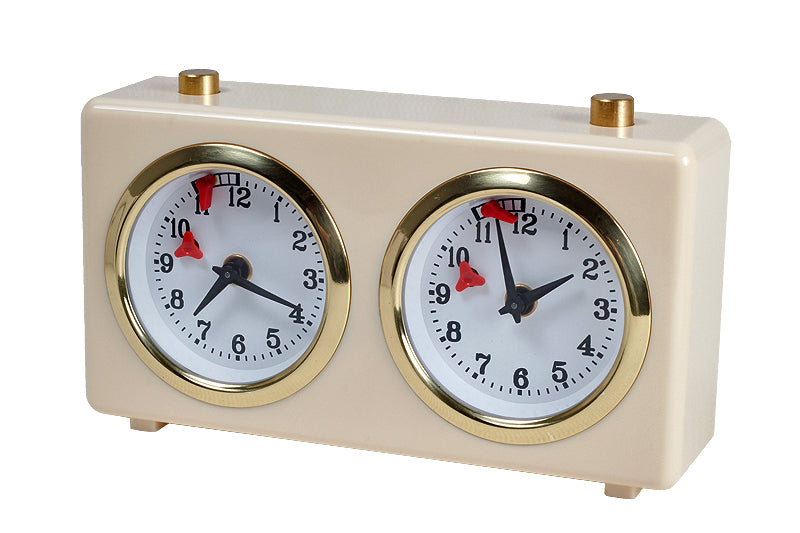 Classic Plastic Chess Clock – Cream (Small)
