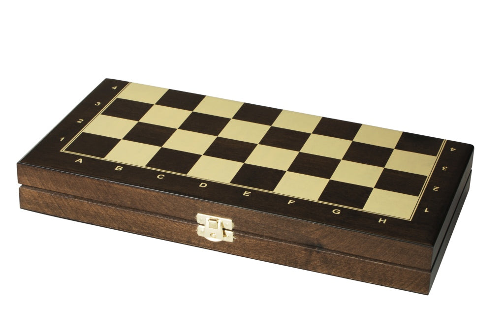 Wooden Chess Case with Insert 13.8″ – 35 mm Squares