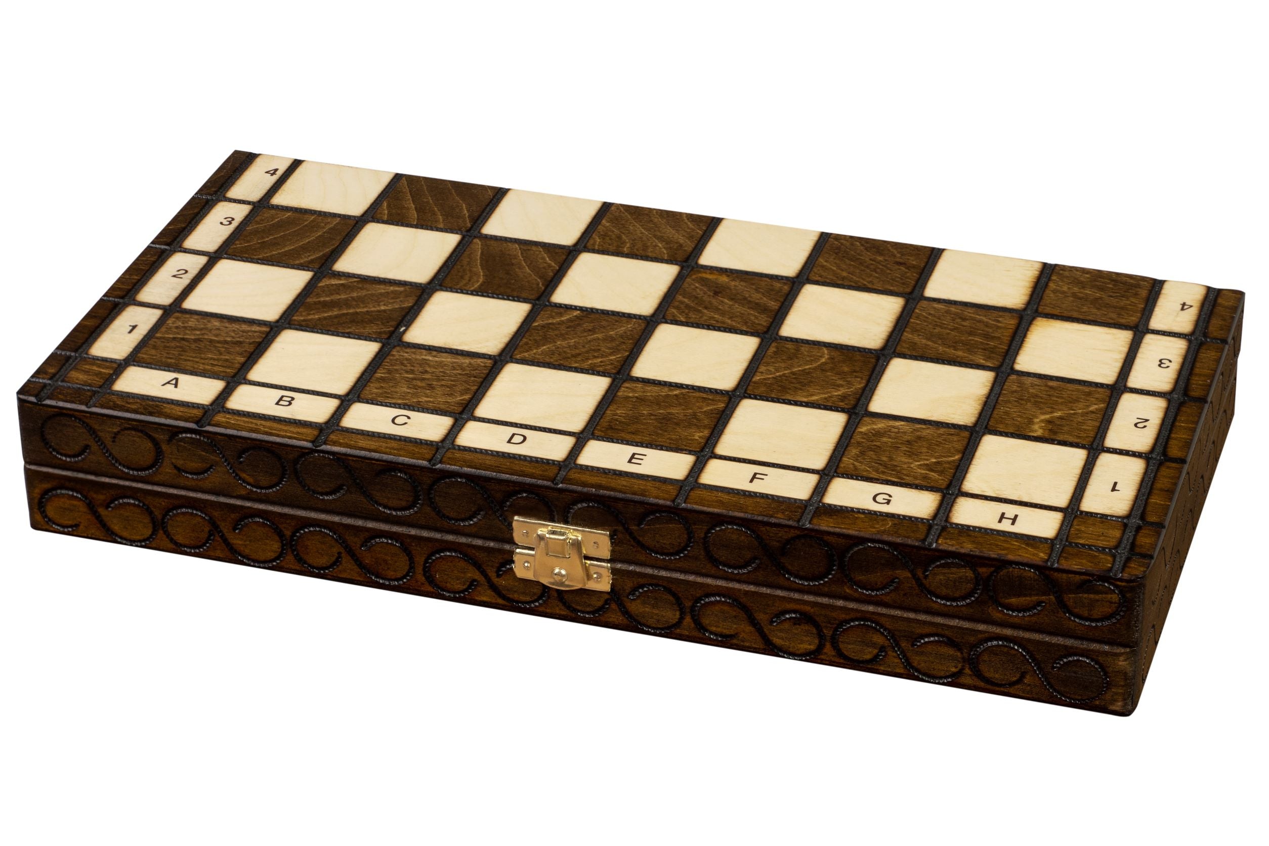 Polish Classic Wooden Chess Set 13.8 in with Insert Tray (2.36 inch King)