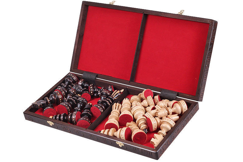 Roman Decorative Chess Set 21.7 in with Storage (5.5 inch King)