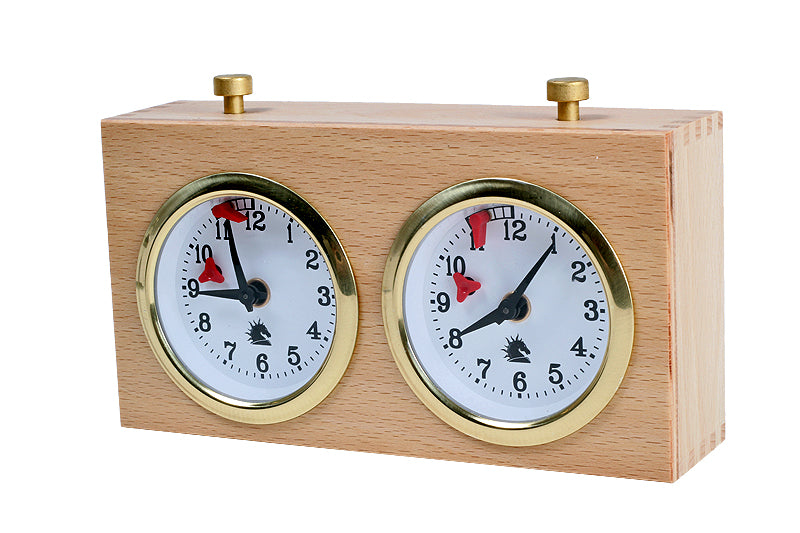Wooden BHB Chess Clock – Light Natural Finish (Without Stand)