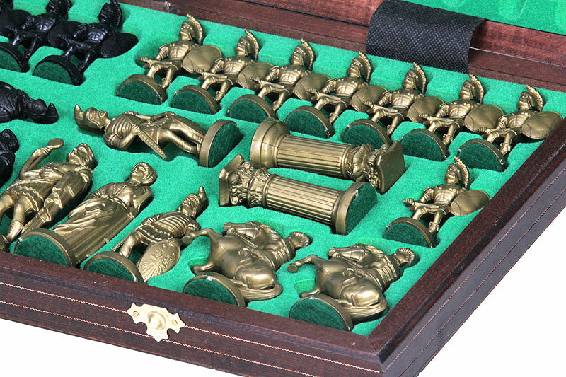 Spartan Chess Set with Weighted Plastic Pieces 4 in King