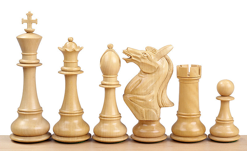 Napoleon 6 Inch Chess Pieces – Red Padauk & Boxwood