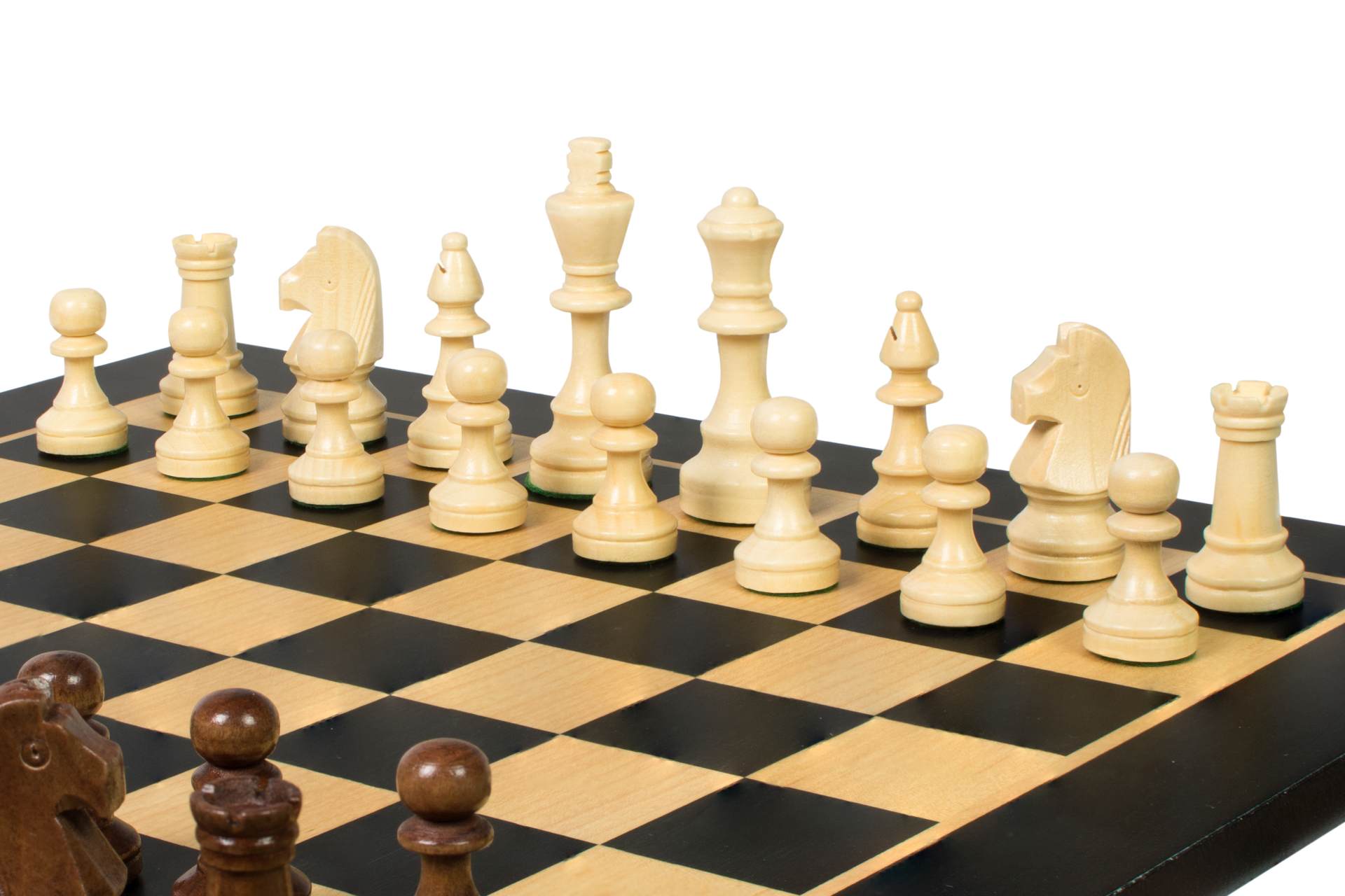 Tournament Chess Set No. 4 – Staunton Style Black