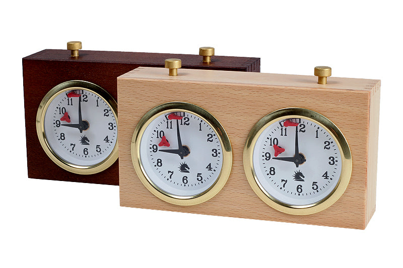 Wooden BHB Chess Clock – Light Natural Finish (Without Stand)