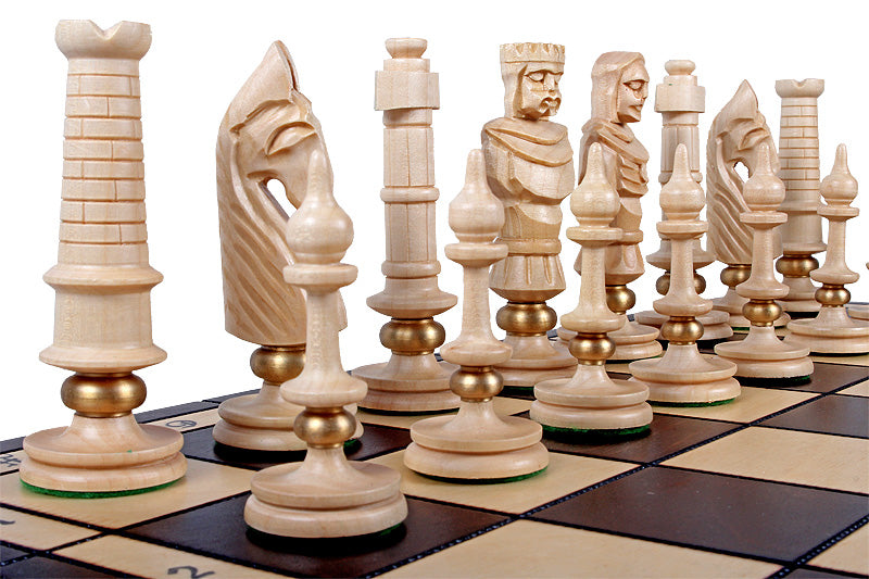 Royal De Lux Chess Set 25.6 in with Insert Tray (5.1 inch King)