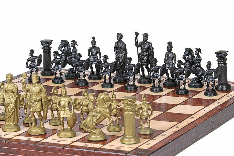 Spartan Chess Set with Weighted Plastic Pieces 4 in King