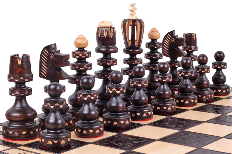 Roman Decorative Chess Set 21.7 in with Storage (5.5 inch King)