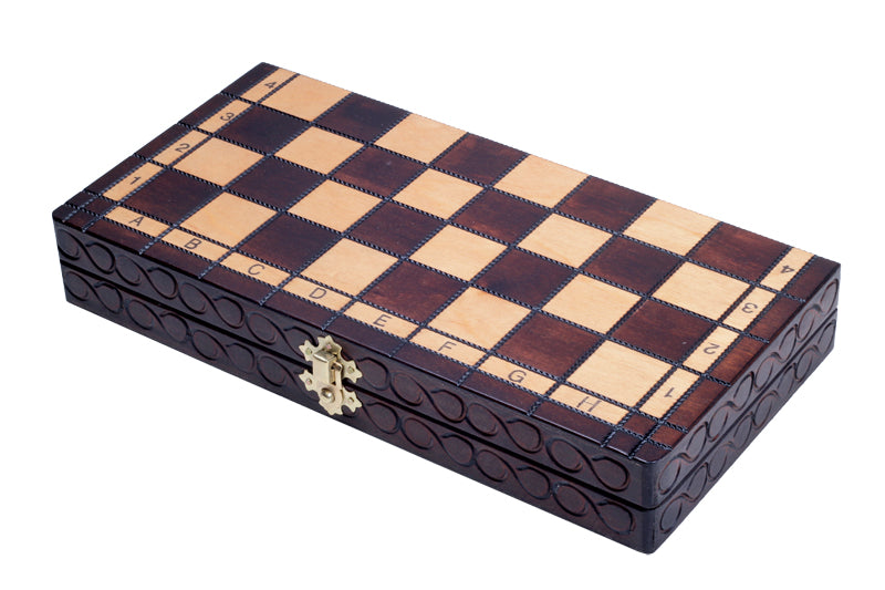 Pearl Small Chess Set with Felt-Lined Storage (2.56 inch King)