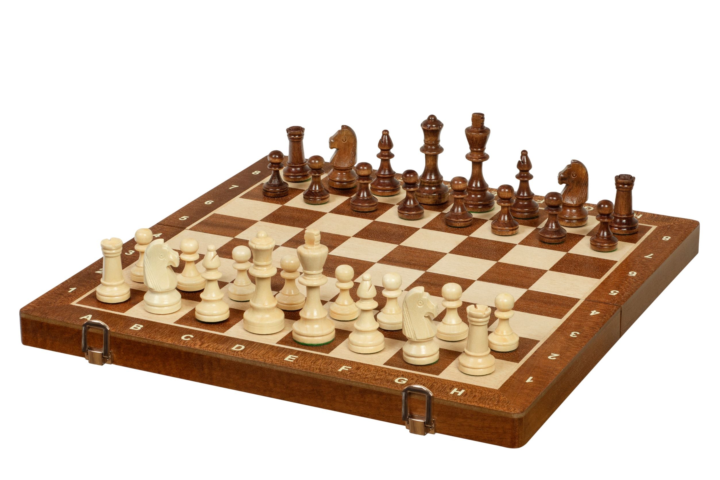 Sunrise Tournament Chess Set No 4 – Mahogany & Maple