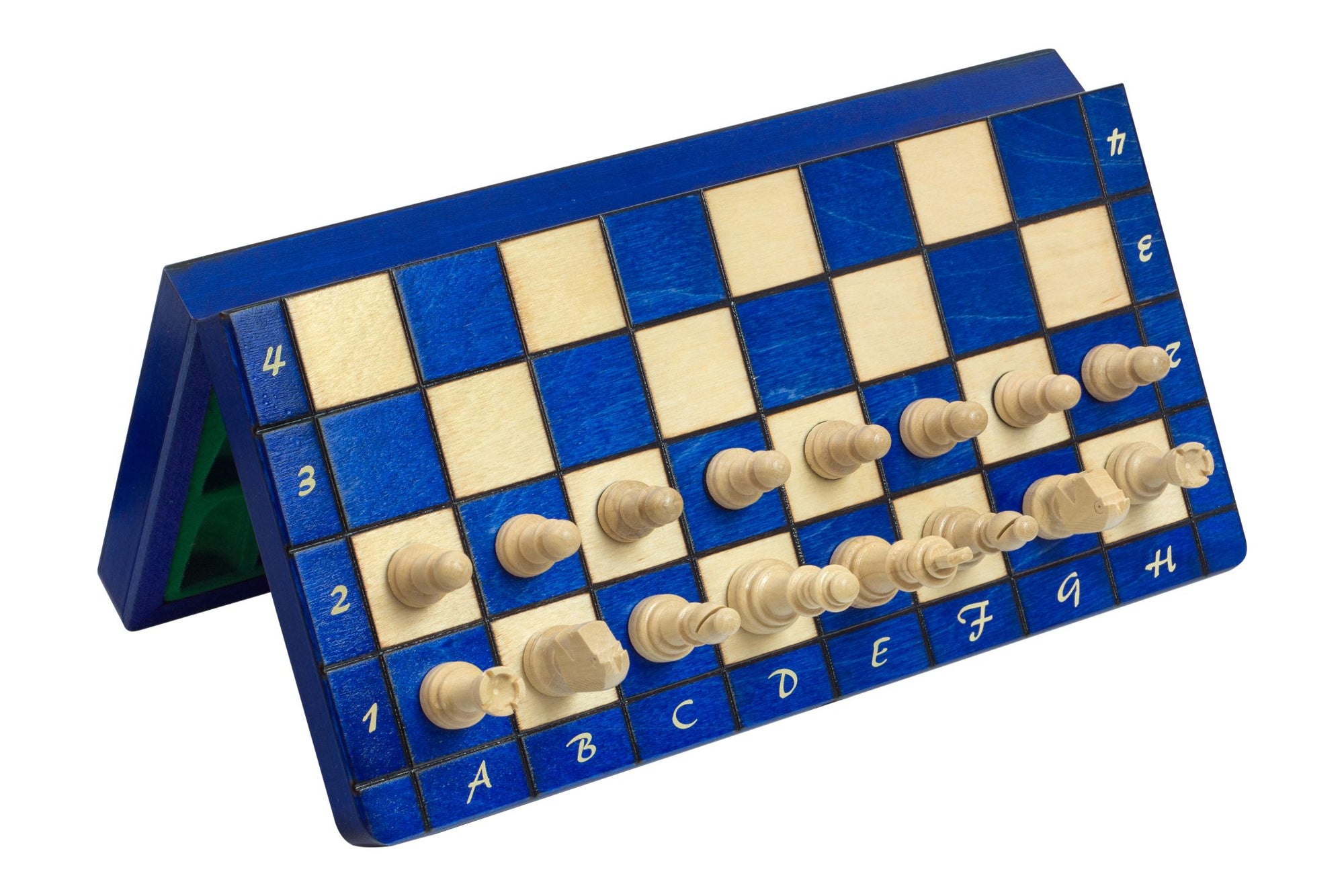 Magnetic Chess Set Blue with Insert Tray (2.36" King)