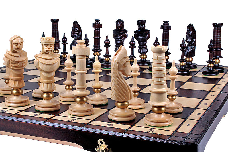 Royal De Lux Chess Set 25.6 in with Insert Tray (5.1 inch King)
