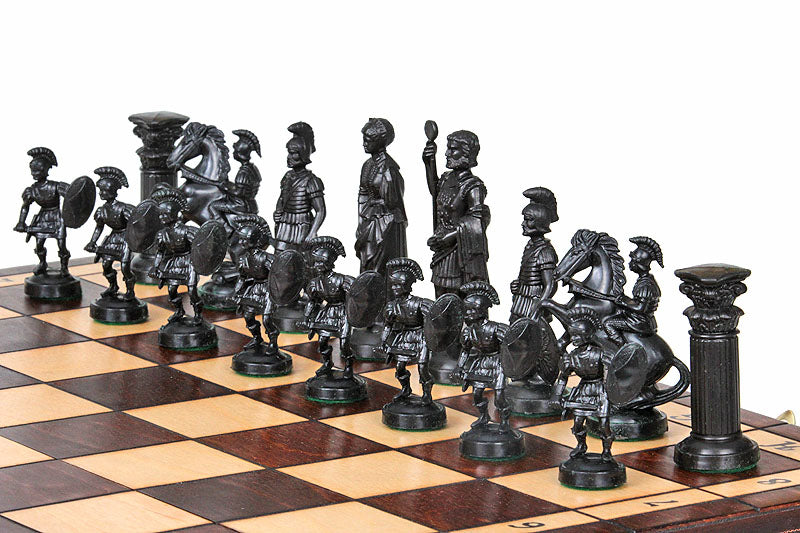 Spartan Chess Set with Weighted Plastic Pieces 4 in King