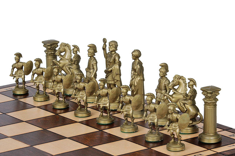 Spartan Chess Set with Weighted Plastic Pieces 4 in King