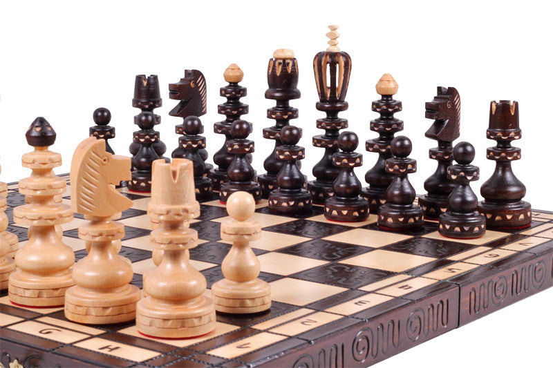 Roman Decorative Chess Set 21.7 in with Storage (5.5 inch King)