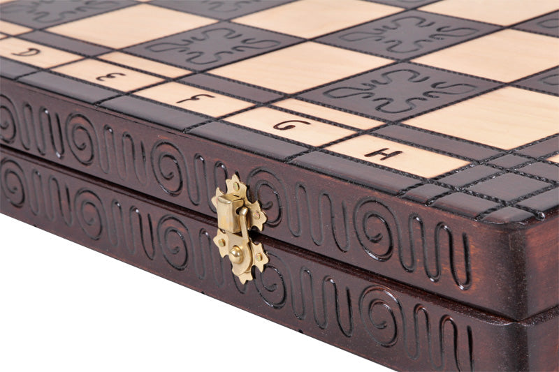 Roman Decorative Chess Set 21.7 in with Storage (5.5 inch King)