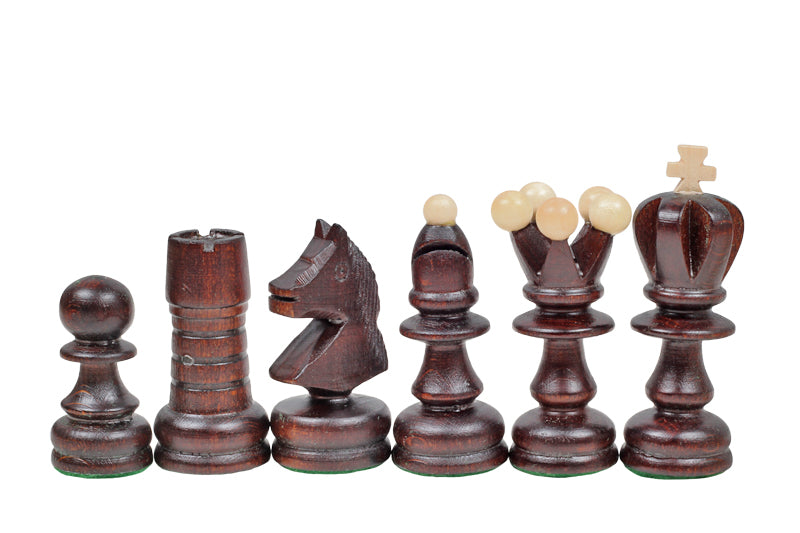 Pearl Large Chess Set with Inlaid Intarsia Board (3.54 inch King)