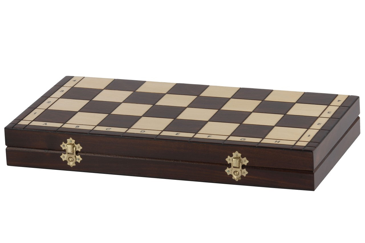 Pearl Large Chess Set with Felt-Lined Storage (3.54 inch King)