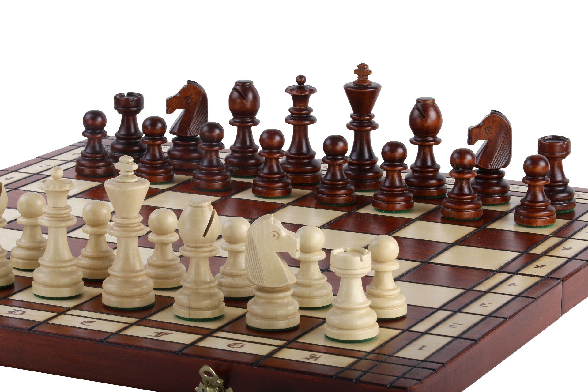 Tournament Chess Set No 8 Burned Board