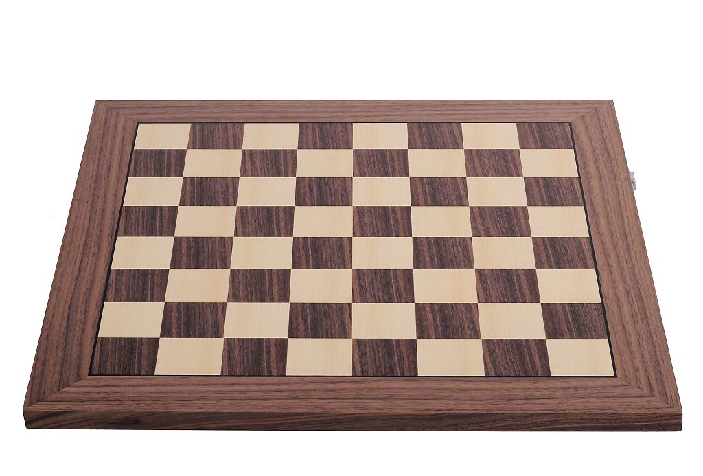 DGT USB e-Board Walnut/Maple – Classic Wooden Electronic Chess Board (No Pieces Included)