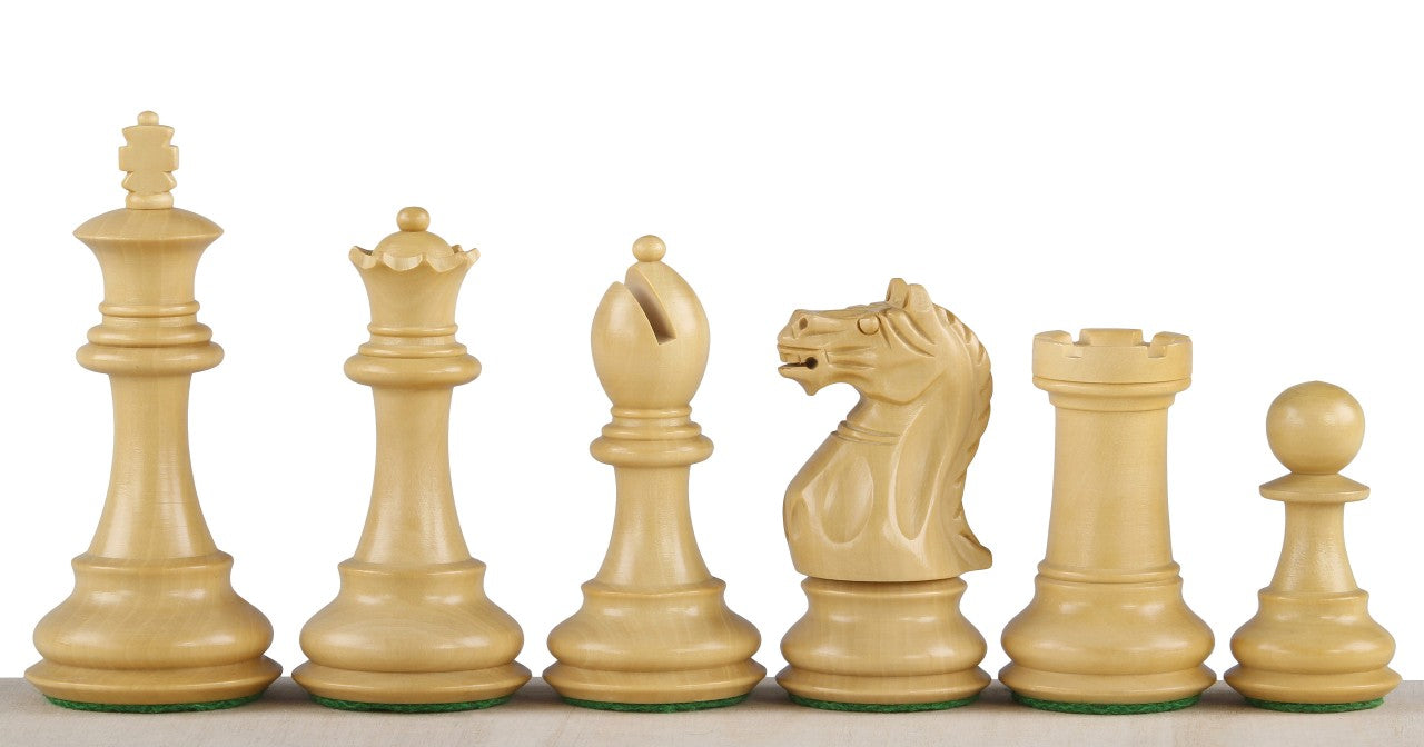 Oxford 3.75 Inch Chess Pieces – Acacia & Boxwood