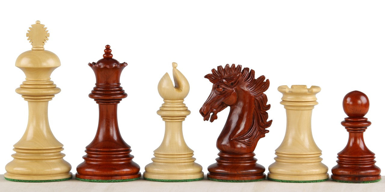 Redwood Sunrise Chess Pieces 4 inch King