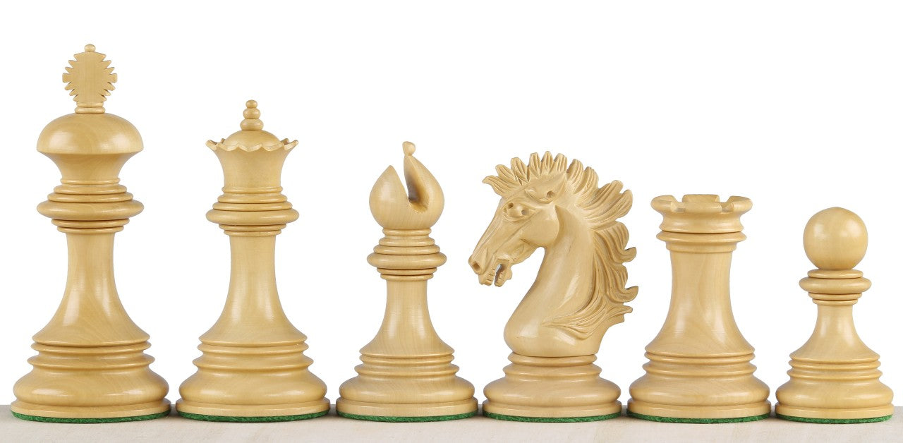 Redwood Sunrise Chess Pieces 4 inch King
