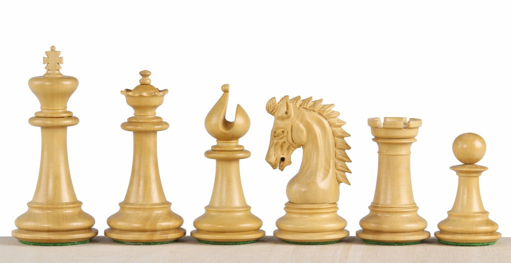 Sheikh Ebony Chess Pieces (3.75")