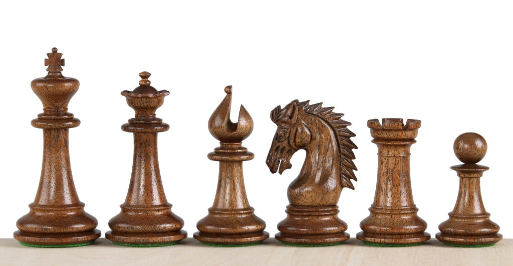 Sheikh 3.75″ Acacia & Boxwood Chess Pieces