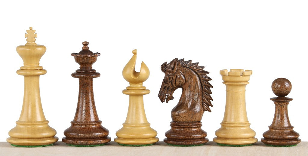 Sheikh 4 Inch Chess Pieces – Acacia and Boxwood
