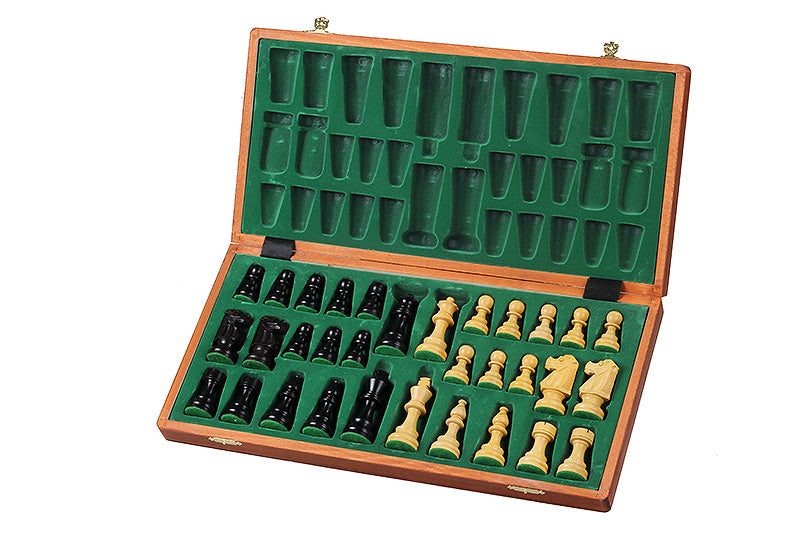 French Staunton Chess Set No 5 Ebonised