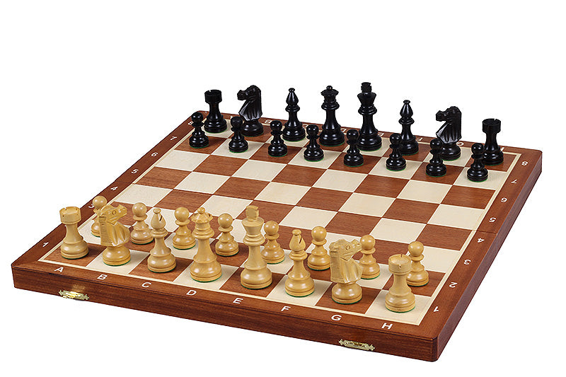 French Staunton Chess Set No 5 Ebonised