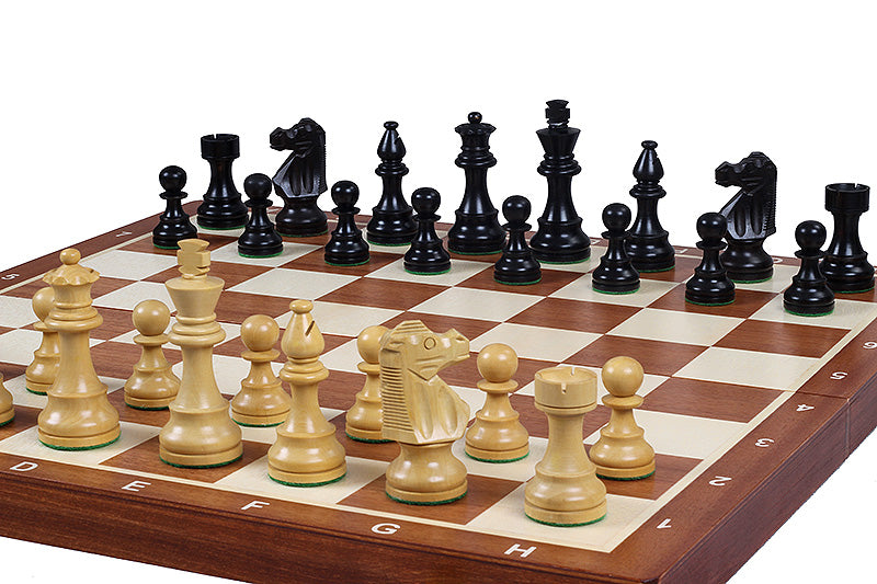 French Staunton Chess Set No 5 Ebonised