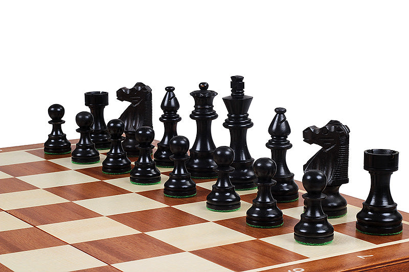 French Staunton Chess Set No 5 Ebonised