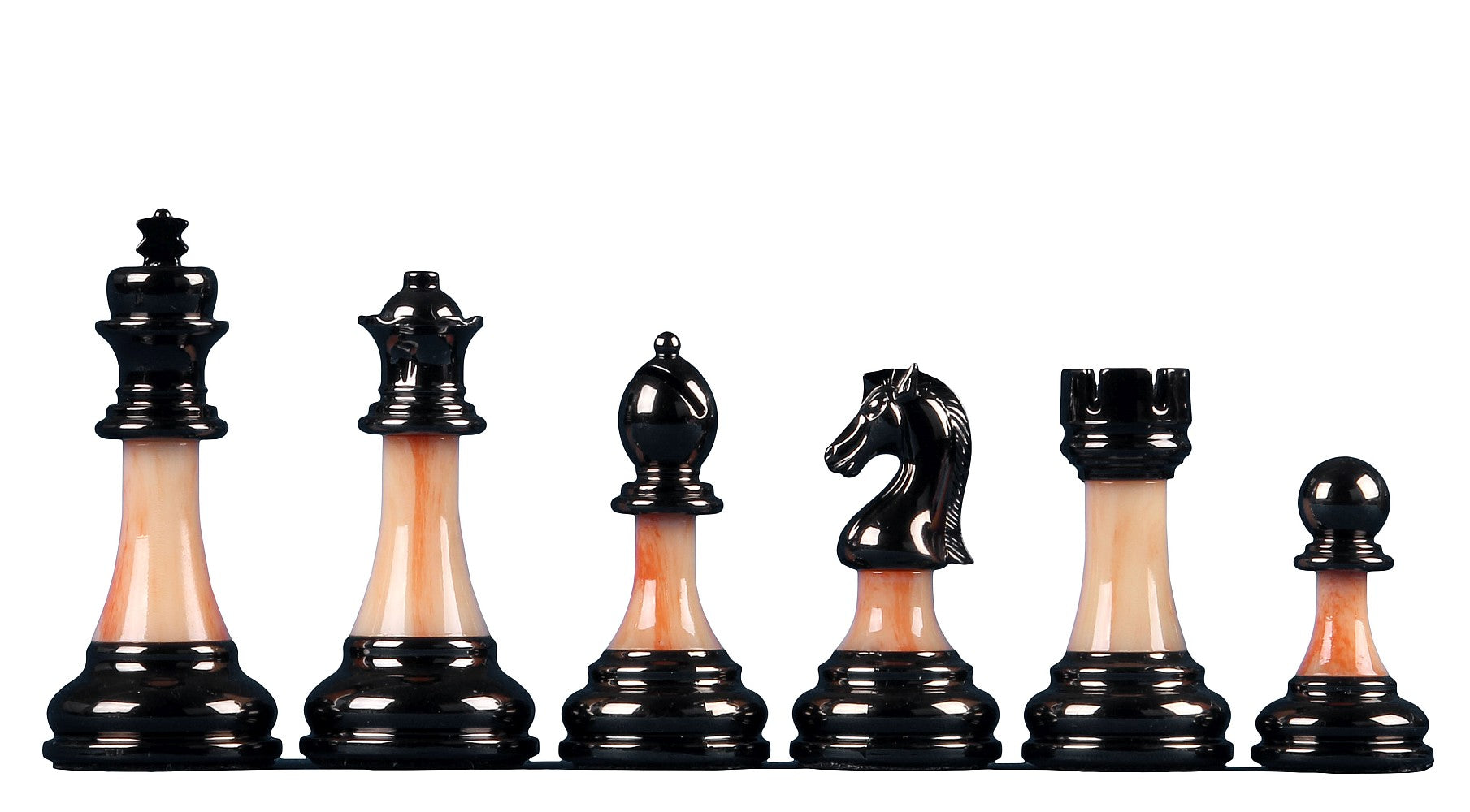 Metallised Chess Pieces – 3.5″ Heavyweight