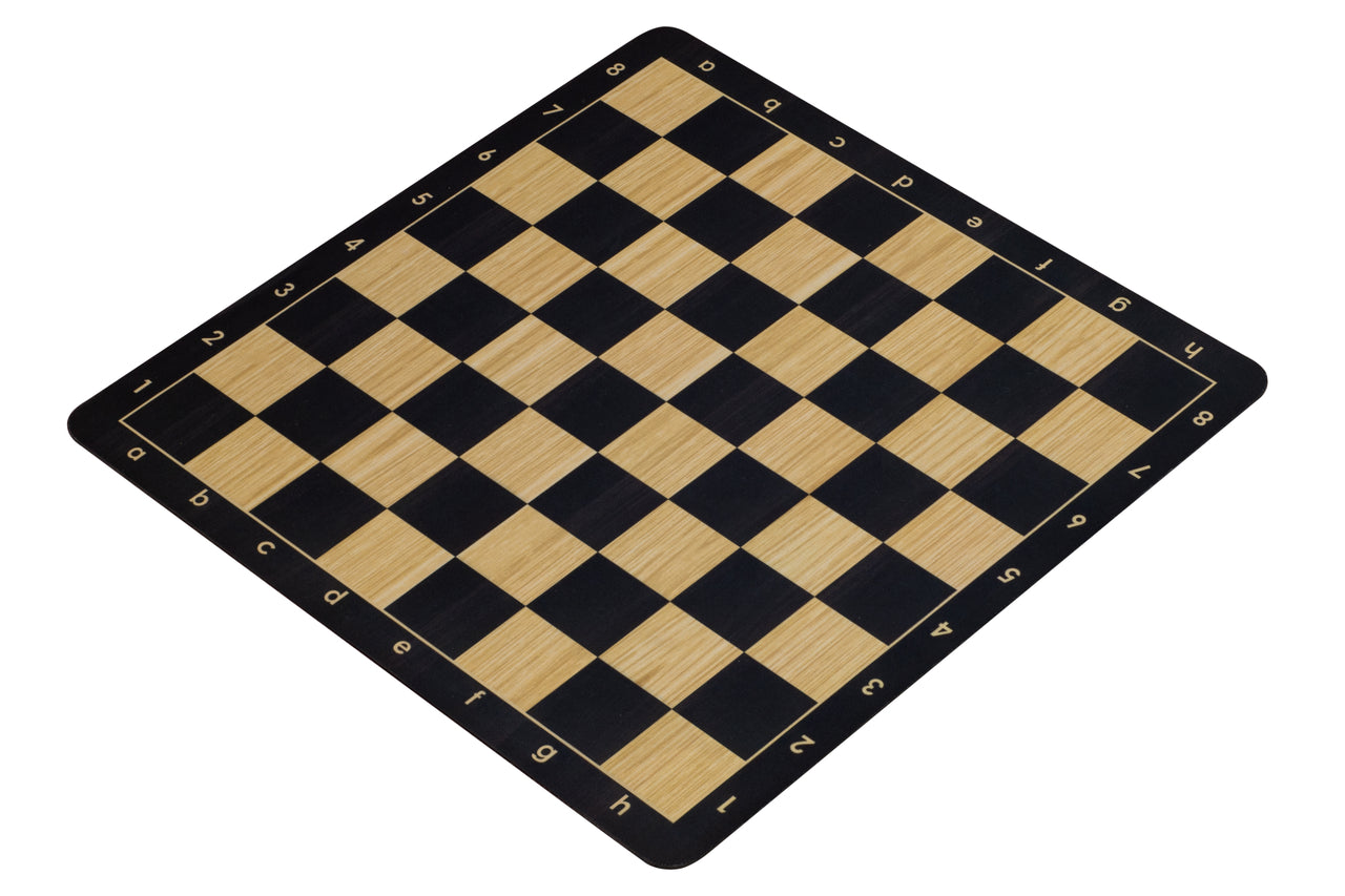 Roll-Up Tournament Chess Board 20″ – Maple & Ebony Style