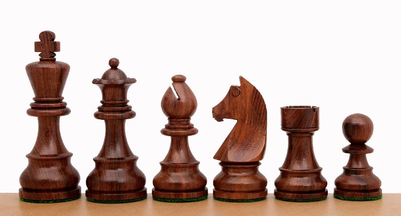 German Knight Tournament Chess Set No 5 Acacia and Boxwood
