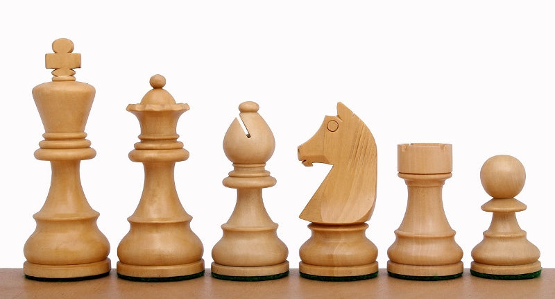 German Knight Tournament Chess Set No 5 Acacia and Boxwood