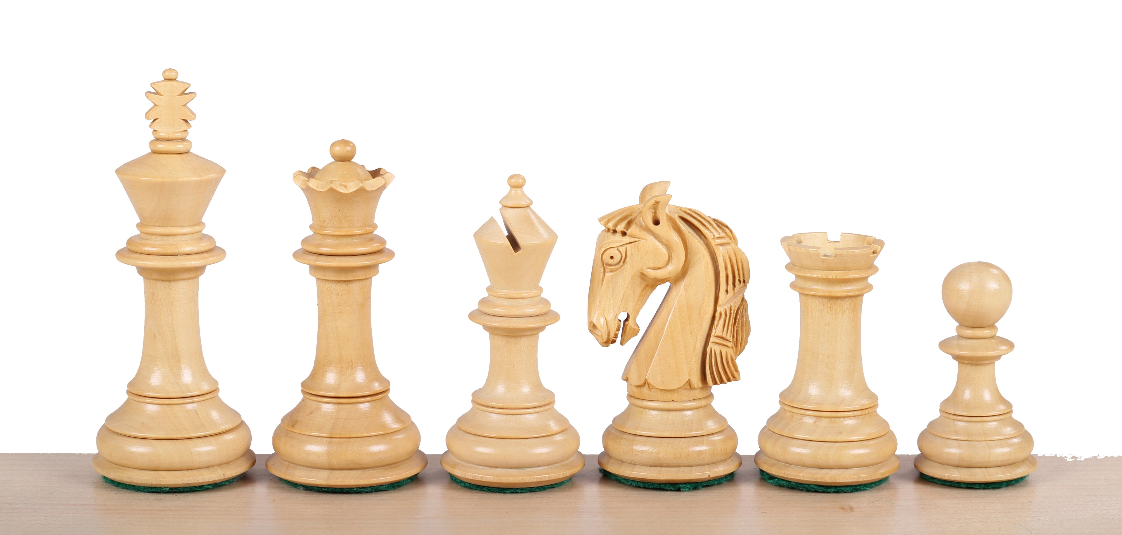 Colombian Chess Pieces – 3.75" King, Acacia & Boxwood