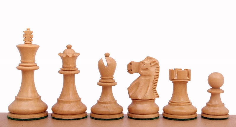 Reykjavik 3.5 Inch Chess Pieces – Ebonised Boxwood