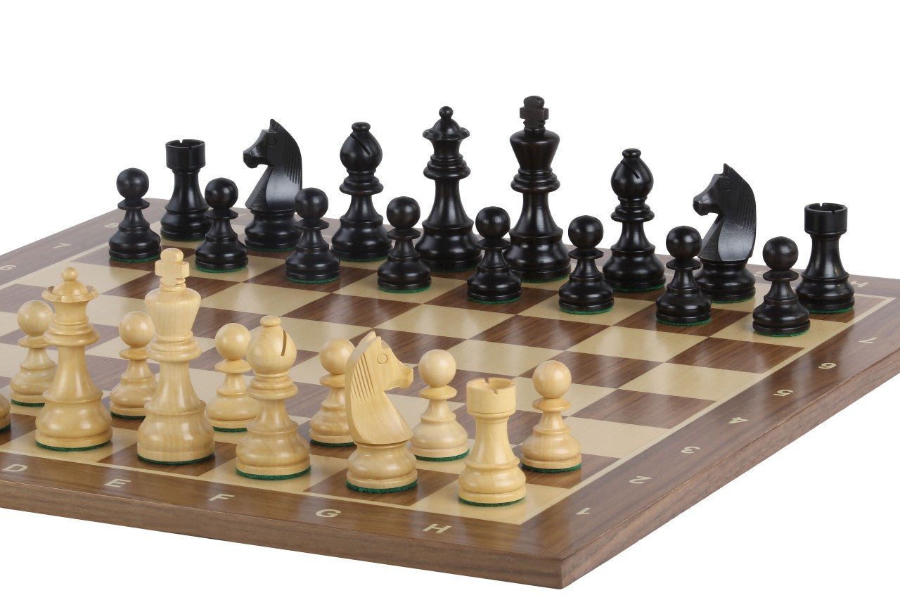 Tournament Chess Set No. 5 – with Notated Walnut Board