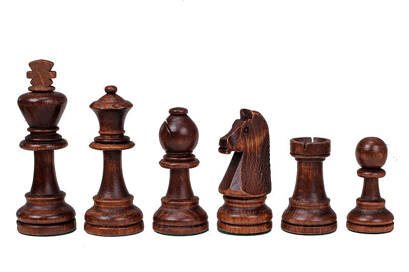Staunton No. 7 Chess Pieces – Hornbeam Wood (3.94″ King)