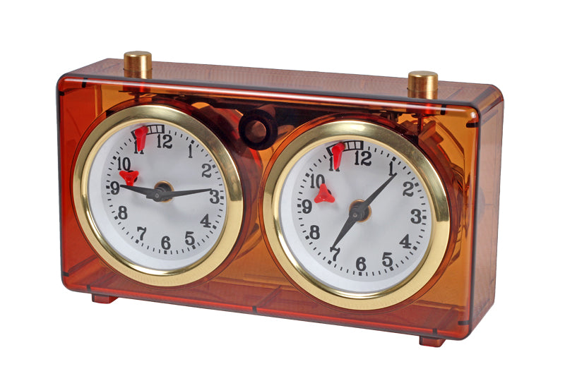Classic Plastic Chess Clock – Amber (Small)