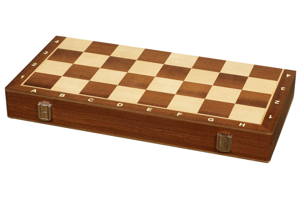 Sunrise Tournament Staunton Chess Set No 5 with Mahogany Board