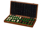 Sunrise Tournament Staunton Chess Set No 5 with Mahogany Board