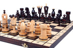 King's Chess Set with Brass Inlay Large (4.72 in King / 120 mm)