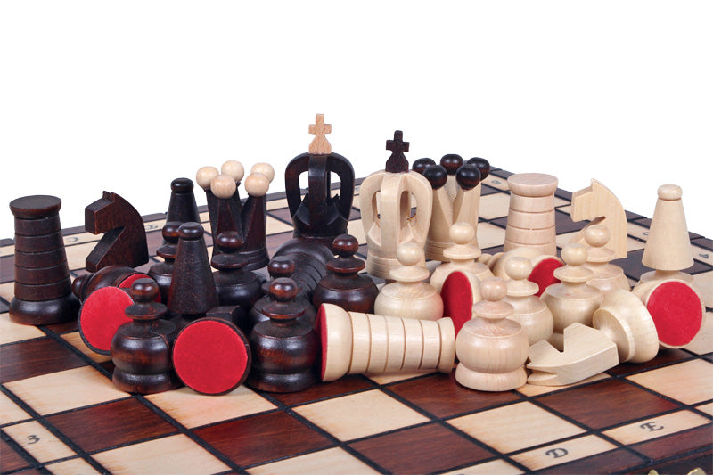Royal Maxi Chess Set 12.2 in with Insert Tray (2.6 inch King)
